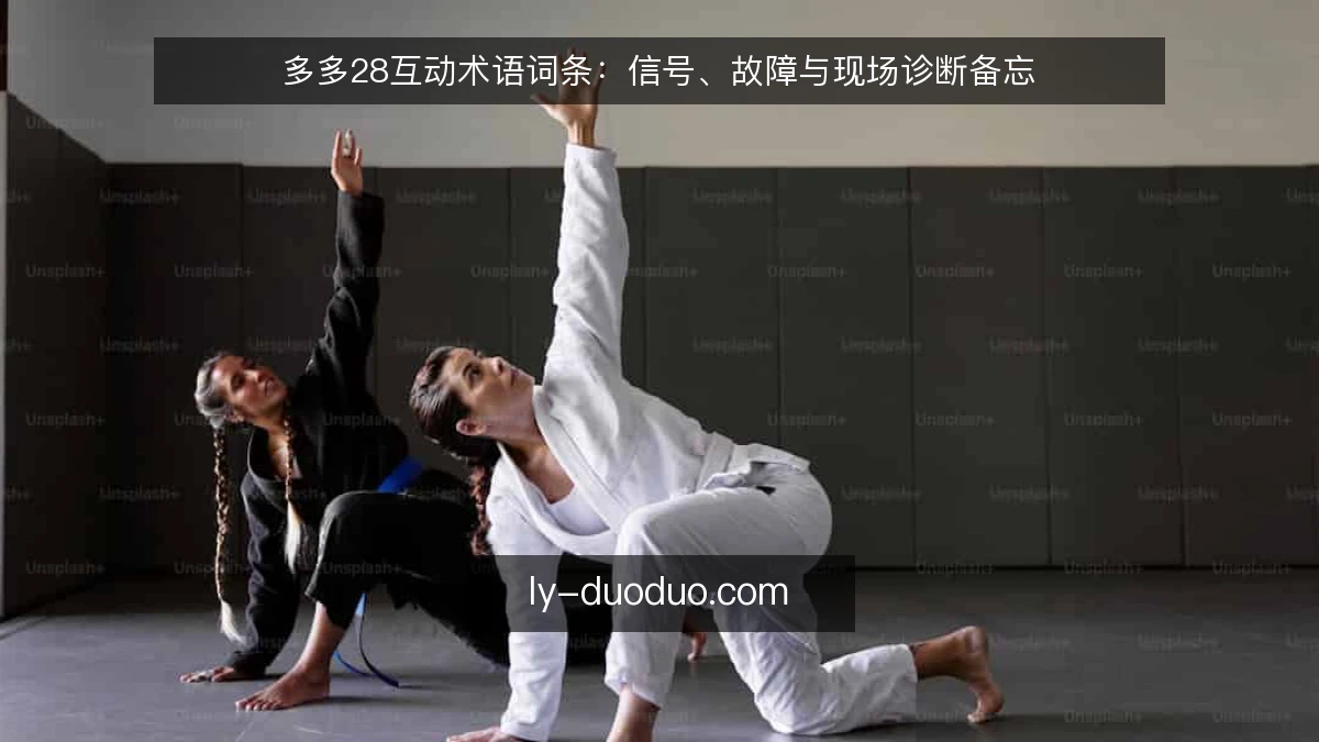 多多28互动术语词条：信号、故障与现场诊断备忘